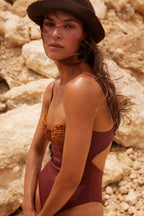 DUAL ONE PIECE - MOCCA/CARAMEL
