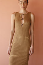 TAROA DRESS - GOLD