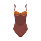 DUAL ONE PIECE - MOCCA/CARAMEL