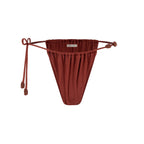 WOLUN BIKINI BOTTOM - RED WINE