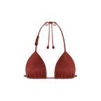 WOLUN BIKINI TOP - RED WINE