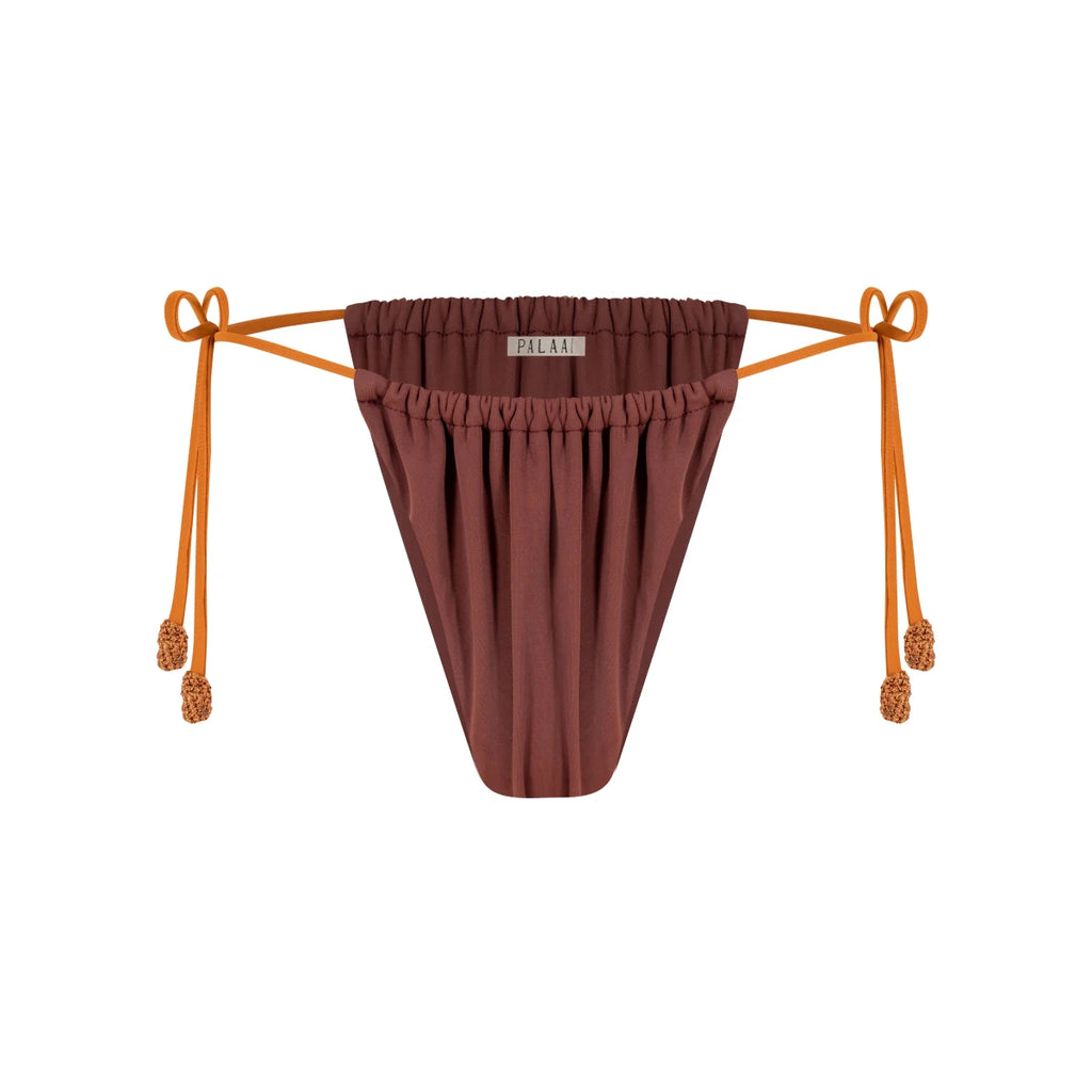 DUAL BIKINI BOTTOM - MOCCA CARAMEL - PALAA
