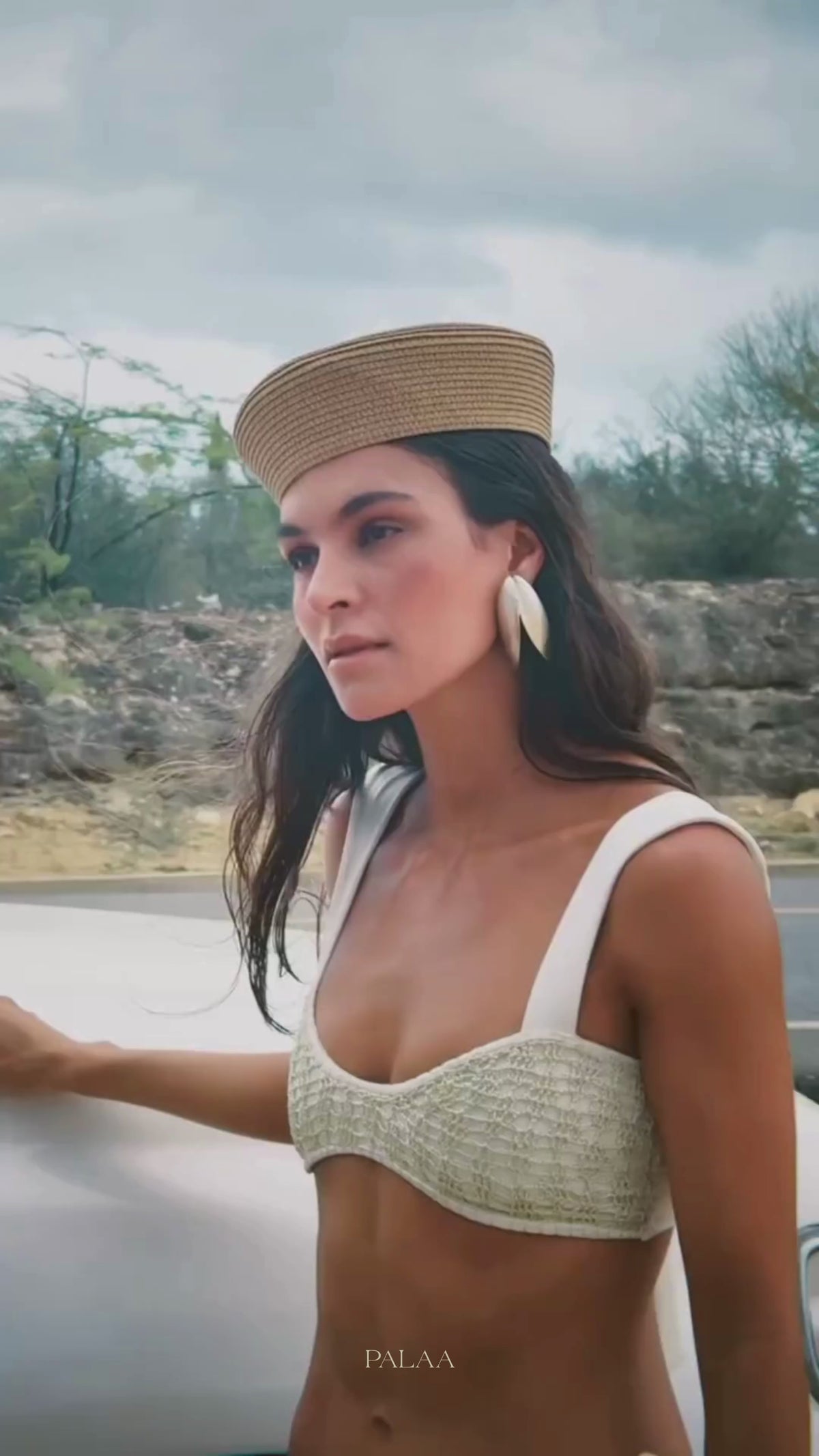 ECO BIKINI TOP - IVORY