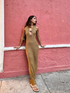 TAROA DRESS - GOLD - PALAA