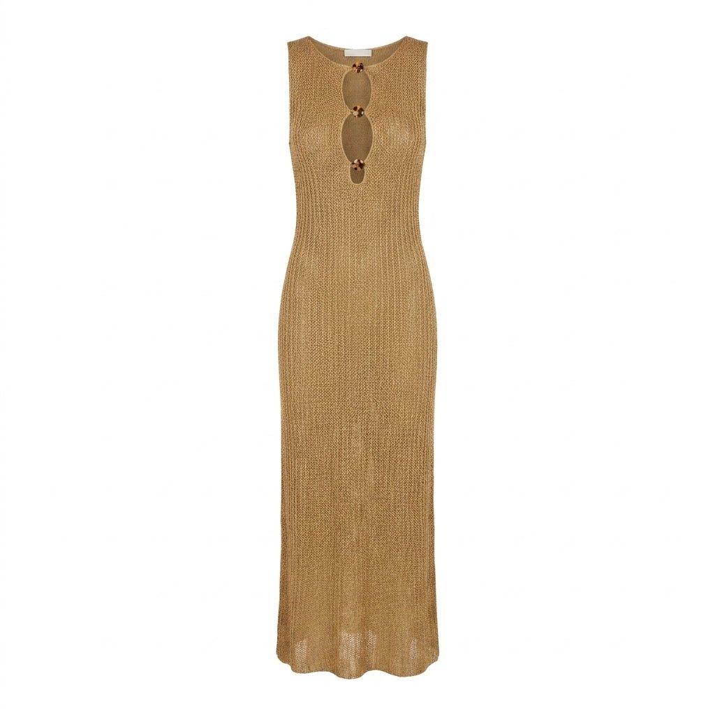 TAROA DRESS - GOLD - PALAA