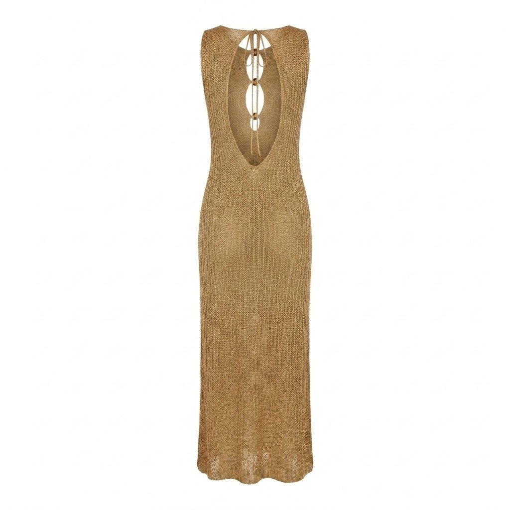 TAROA DRESS - GOLD - PALAA