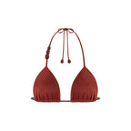 WOLUN BIKINI TOP - RED WINE - PALAA